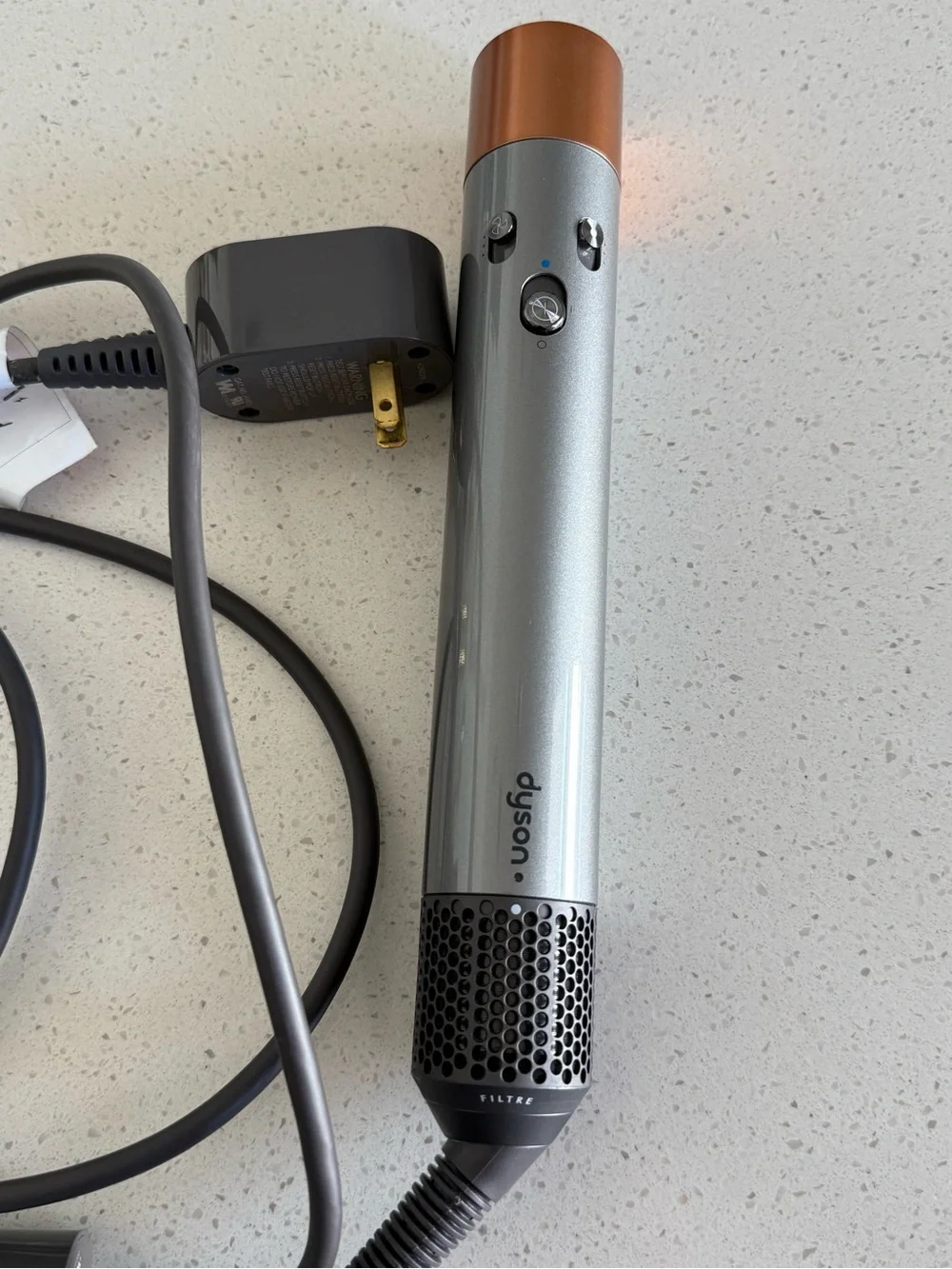 Dyson Styler Set - Gray and Copper Accents